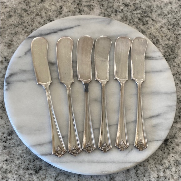 Wm Rogers Other - Antique Wm. Rogers Silver Butter Knife Set - 6-Piece!